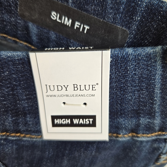 Judy Blue Dark Wash Skinny Jeans High Waist Size 3/26 - Picture 5 of 11